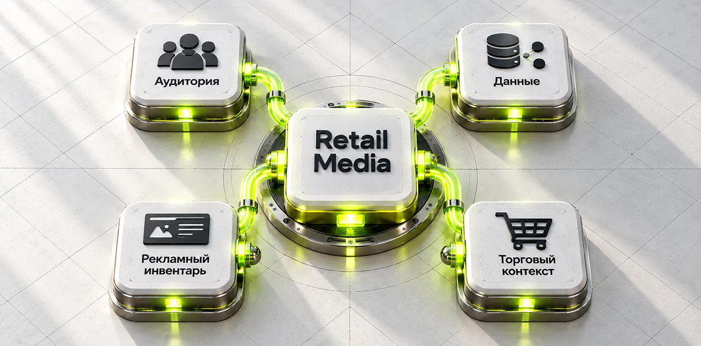 Четыре опоры Retail Media: аудитория, данные, рекламный инвентарь и торговый контекст