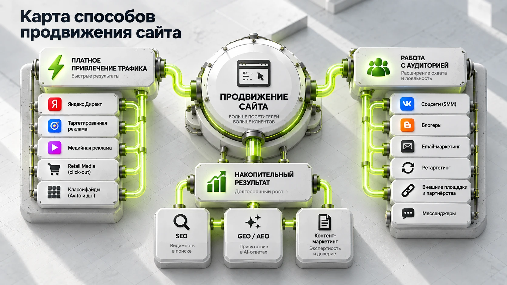 Платные и бесплатные способы продвижения.